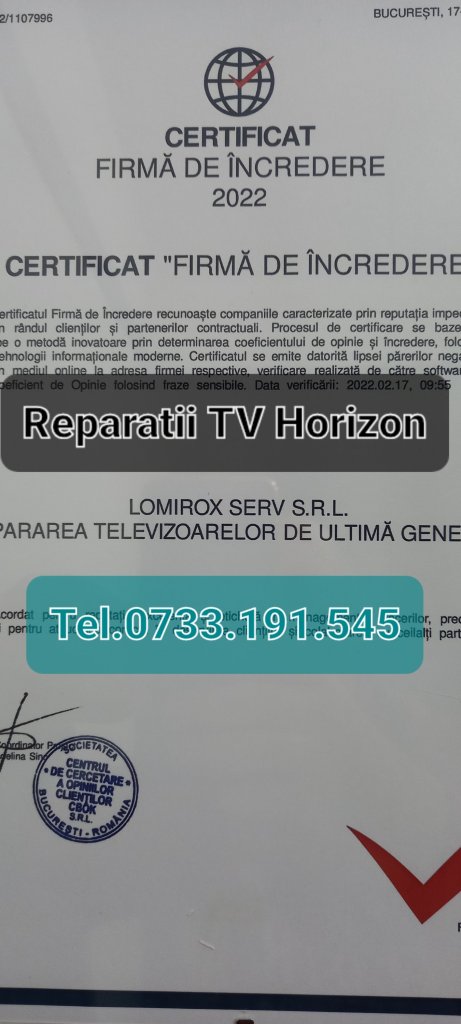Reparatii tv Horizon 
